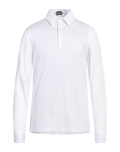 FRANZESE COLLECTION Polo shirt White 100% Cotton