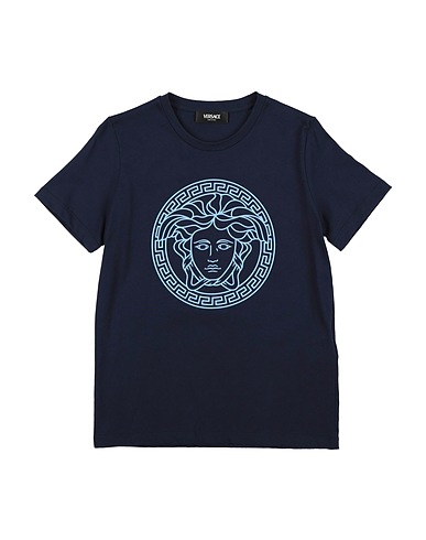VERSACE YOUNG T-shirt Navy 100% Cotton