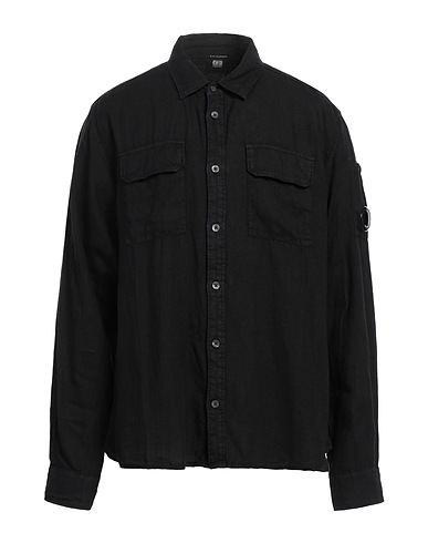 C.P. COMPANY Linen shirt Black 100% Linen