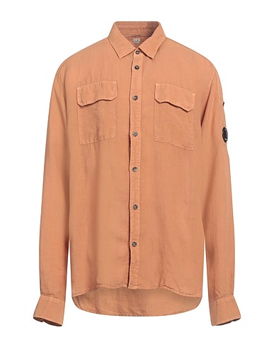 C.P. COMPANY Linen shirt Camel 100% Linen