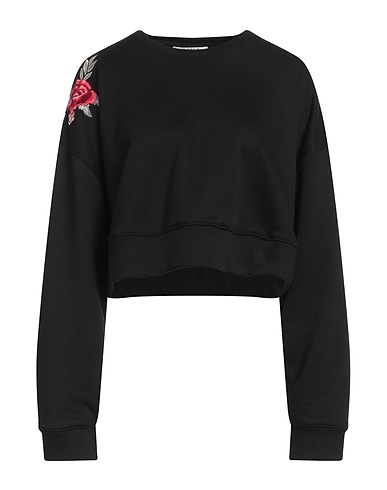 SWEEWË Felpa Nero 73% Poliestere, 27% Cotone
