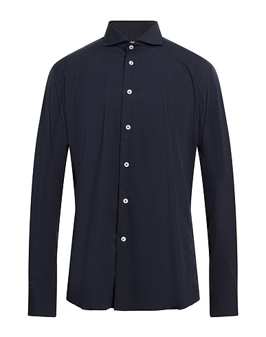 ARTU Napoli Camicia tinta unita Blu notte 75% Cotone, 21% Poliammide, 4% Elastan