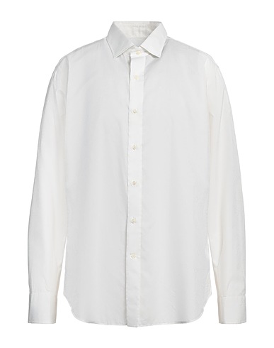 ETRO Solid colour shirt White 70% Cotton, 30% Silk
