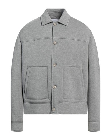 NEIL BARRETT Sweatshirt Light grey 83% Viscose, 12% Polyurethane, 5% Elastane