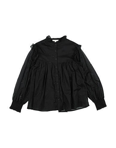 CHLOÉ Solid color shirts & blouses Black Organic cotton
