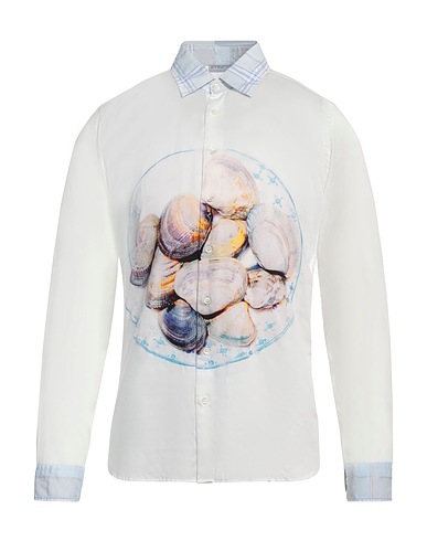 ETRO Patterned shirt White 100% Cotton
