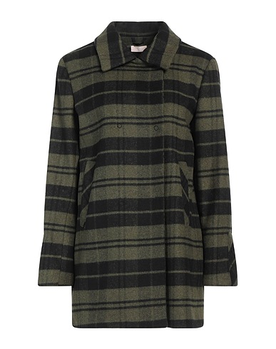 LIU •JO Coat Military green 47% Acrylic, 30% Polyester, 20% Wool, 3% Other Fibres
