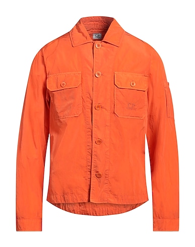 C.P. COMPANY Solid color shirt Orange 100% Polyamide