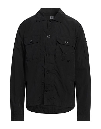 C.P. COMPANY Solid color shirt Black 100% Polyamide