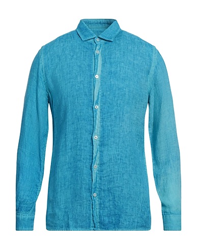 MESSAGERIE Camicia in lino Turchese 100% Lino
