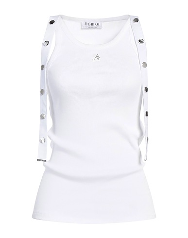 THE ATTICO Vest White 100% Cotton, Polyester