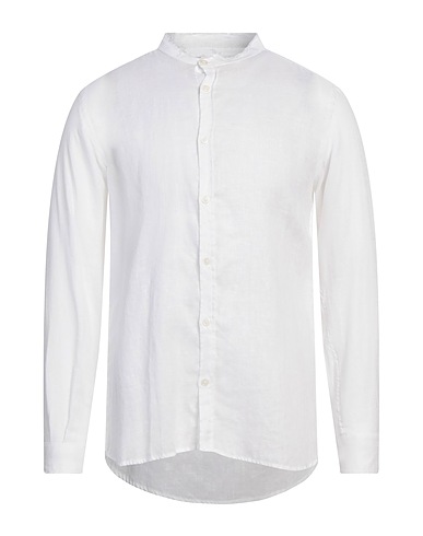 MESSAGERIE Camicia in lino PATRIZIO PISCAGLIA Bianco 100% Lino