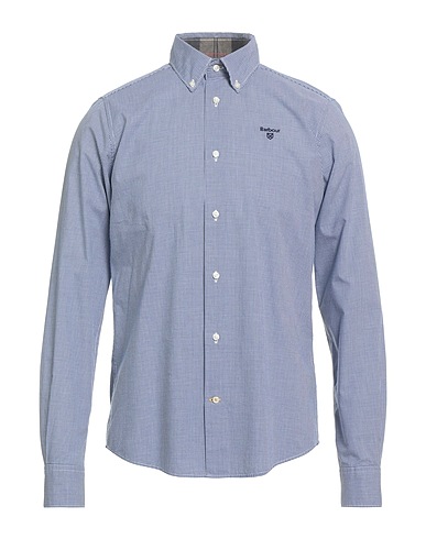 BARBOUR Camicia a quadri Blu 100% Cotone