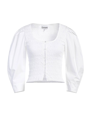 GANNI Top BIANCO 100% Organic cotton
