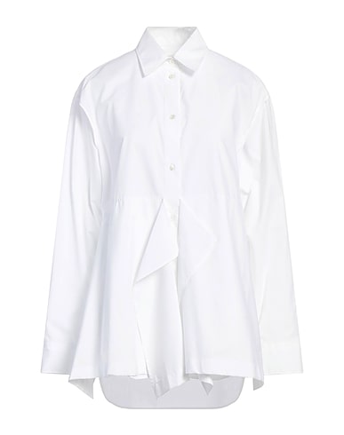 JW ANDERSON Solid color shirts & blouses BIANCO 100% Cotton