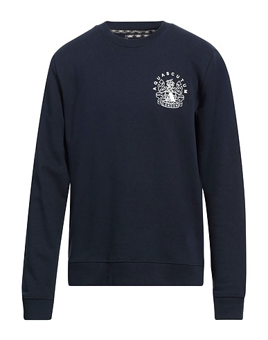 AQUASCUTUM ACTIVE Sweatshirt Midnight blue 100% Cotton