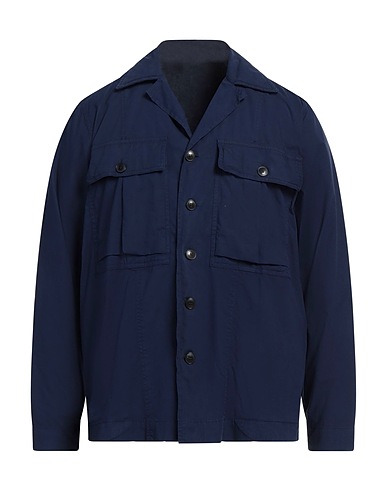 FORTELA Solid colour shirt Midnight blue 100% Cotton
