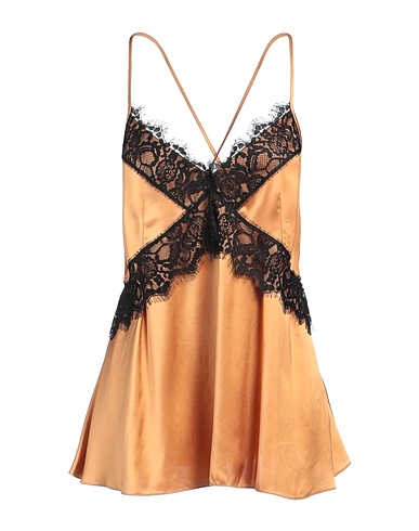 ERIKA CAVALLINI Cami Camel 100% Viscose, Polyamide