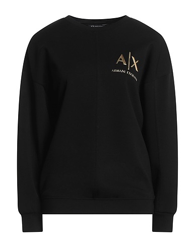 ARMANI EXCHANGE Sweatshirt Black 53% Polyamide, 41% Viscose, 6% Elastane