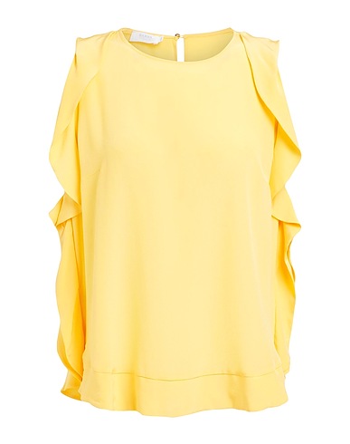 BARBA Napoli Silk top Yellow 100% Silk