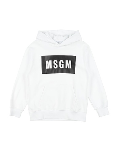 MSGM Sweatshirt White 100% Cotton