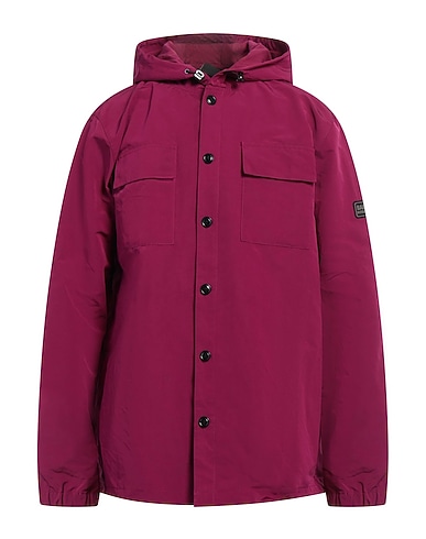BARBOUR Solid colour shirt Mauve 86% Polyester, 14% Polyamide