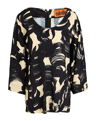 COLVILLE Top Noir 100% Viscose