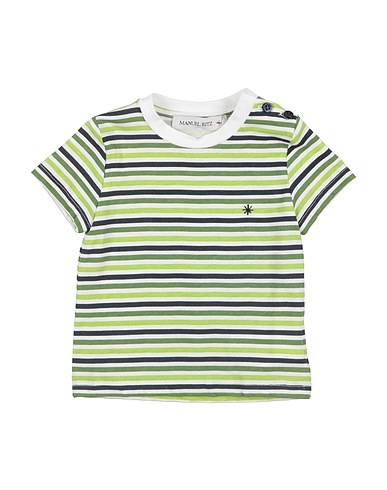 MANUEL RITZ T-shirt Lime green 100% Cotton