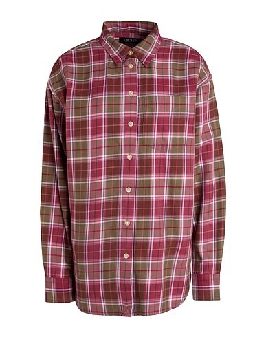 LAUREN RALPH LAUREN Checked shirt Mauve 100% Cotton