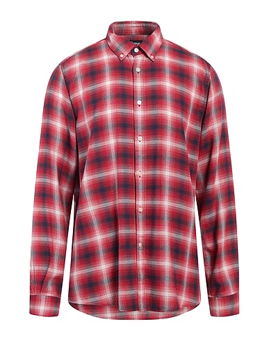 BARBOUR Checked shirt INTERNATIONAL Red 100% Cotton