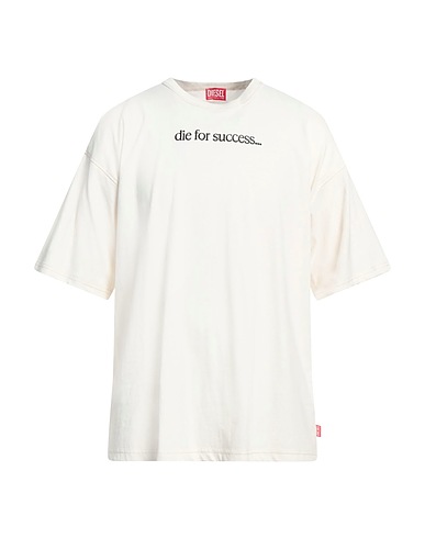 DIESEL T-shirt oversize Ivoire 100% Coton