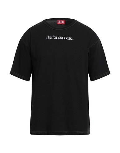 DIESEL T-shirt oversize Noir 100% Coton