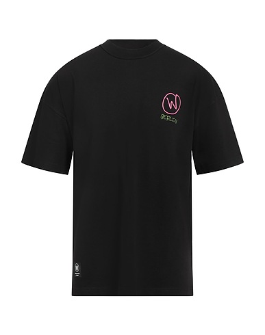 THE WORKSHOP Berlin T-shirt Black 100% Cotton