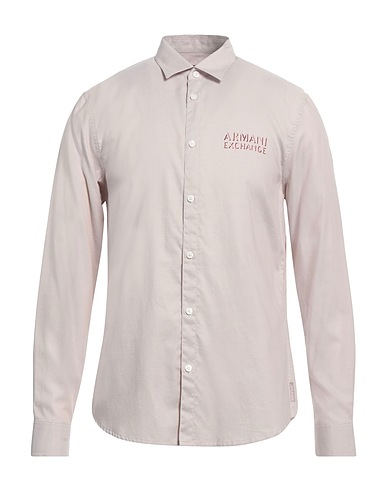 ARMANI EXCHANGE Solid colour shirt Beige 100% Cotton