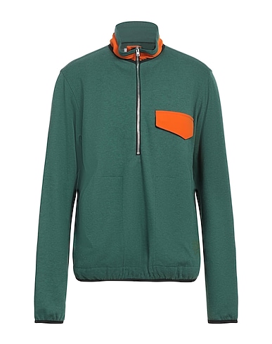RANRA Sweatshirt Green 90% Cotton, 10% Polyamide