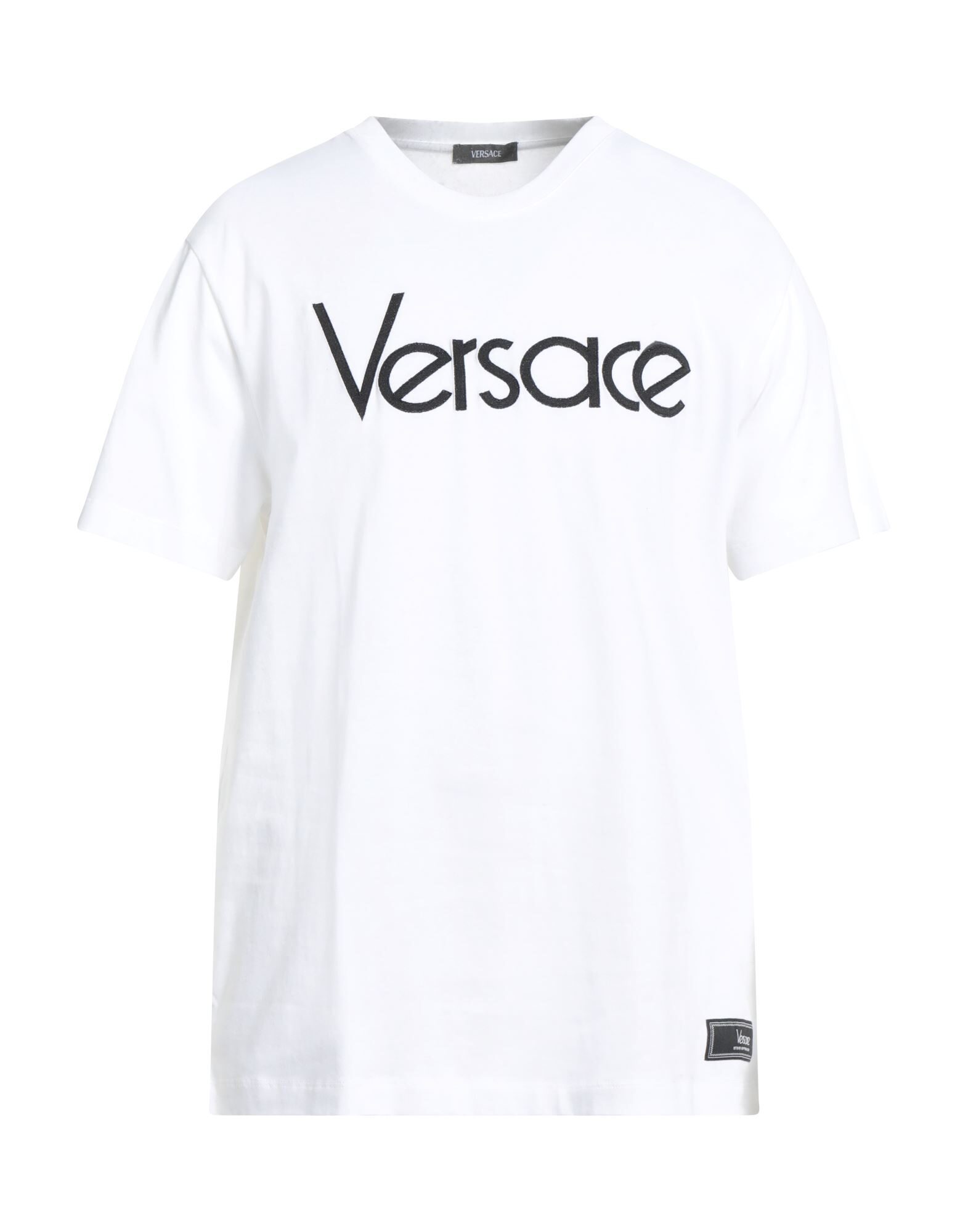 【関税込み】Versace ホワイト 1978 Re-Edition Tシャツ 1978 リエディション ロゴ Tシャツ ブラック | VERSACE JP