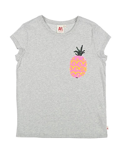 AO76 T-shirt Grigio chiaro 100% Cotone