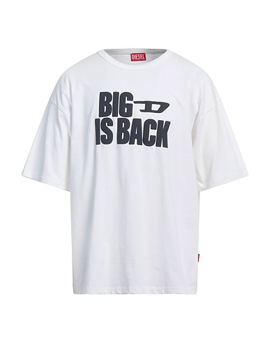 DIESEL T-shirt White 100% Cotton