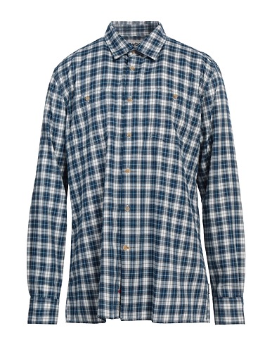 BARBOUR Camicia a quadri Blu 100% Poliestere