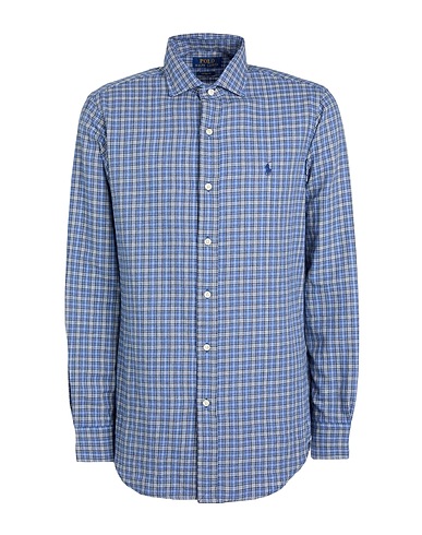 POLO RALPH LAUREN Checked shirt Blue 100% Cotton