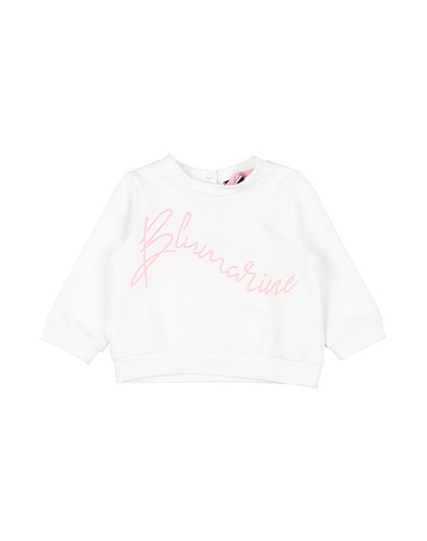 MISS BLUMARINE Sweatshirt White 95% Cotton, 5% Elastane