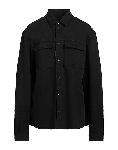 DSQUARED2 Denim shirt Black 100% Cotton