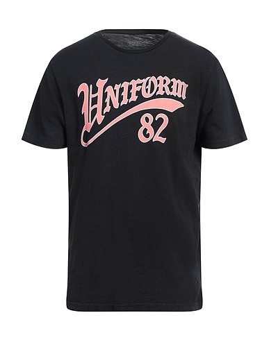 UNIFORM T-Shirt Schwarz 100% Baumwolle