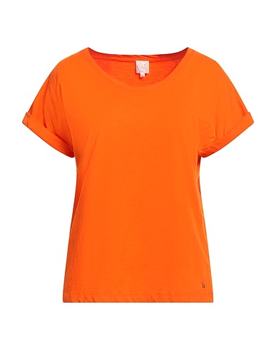 DES PETITS HAUTS Camiseta básica Naranja 100% Algodón