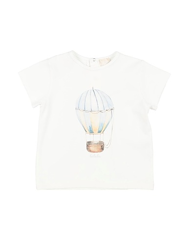 LALALÙ T-shirt White 98% Cotton, 2% Elastane