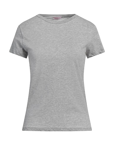 ROSSOPURO Basic T-Shirt Grey 100% Cotton