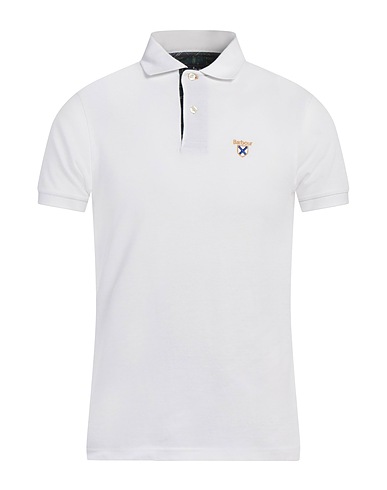 BARBOUR Polo Bianco 100% Cotone
