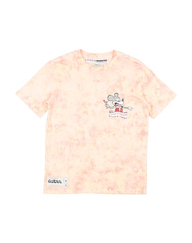 GUESS T-shirt Light pink 100% Cotton