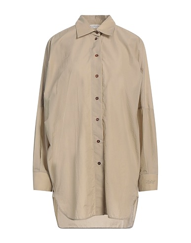 PHILOSOPHY di LORENZO SERAFINI Solid color shirts & blouses Beige 66% Polyamide, 34% Cotton