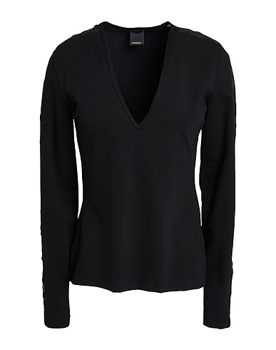 PINKO Basic T-Shirt Black 100% Cotton